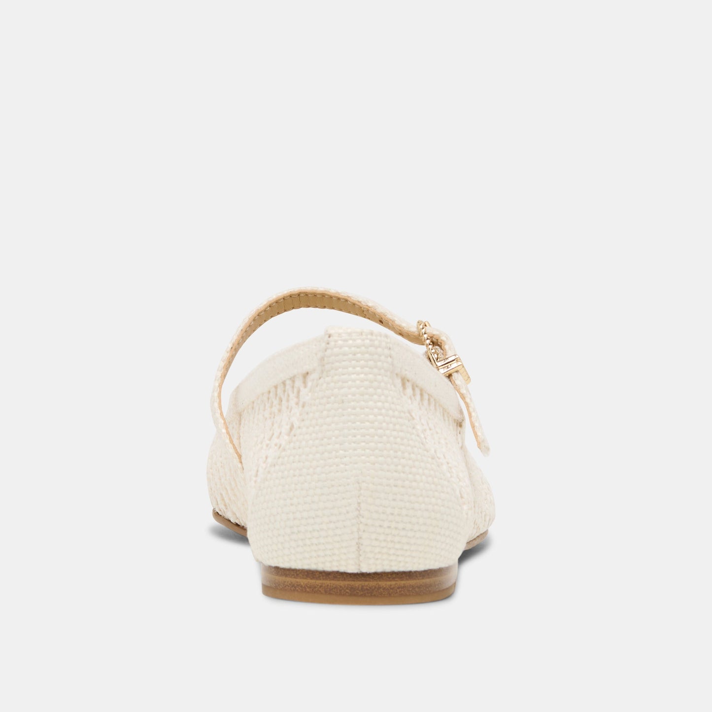 Reyes White Woven Raffia Ballet Flats - Dolce Vita