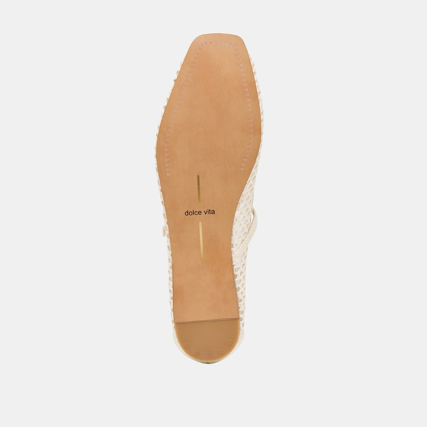 Reyes White Woven Raffia Ballet Flats - Dolce Vita