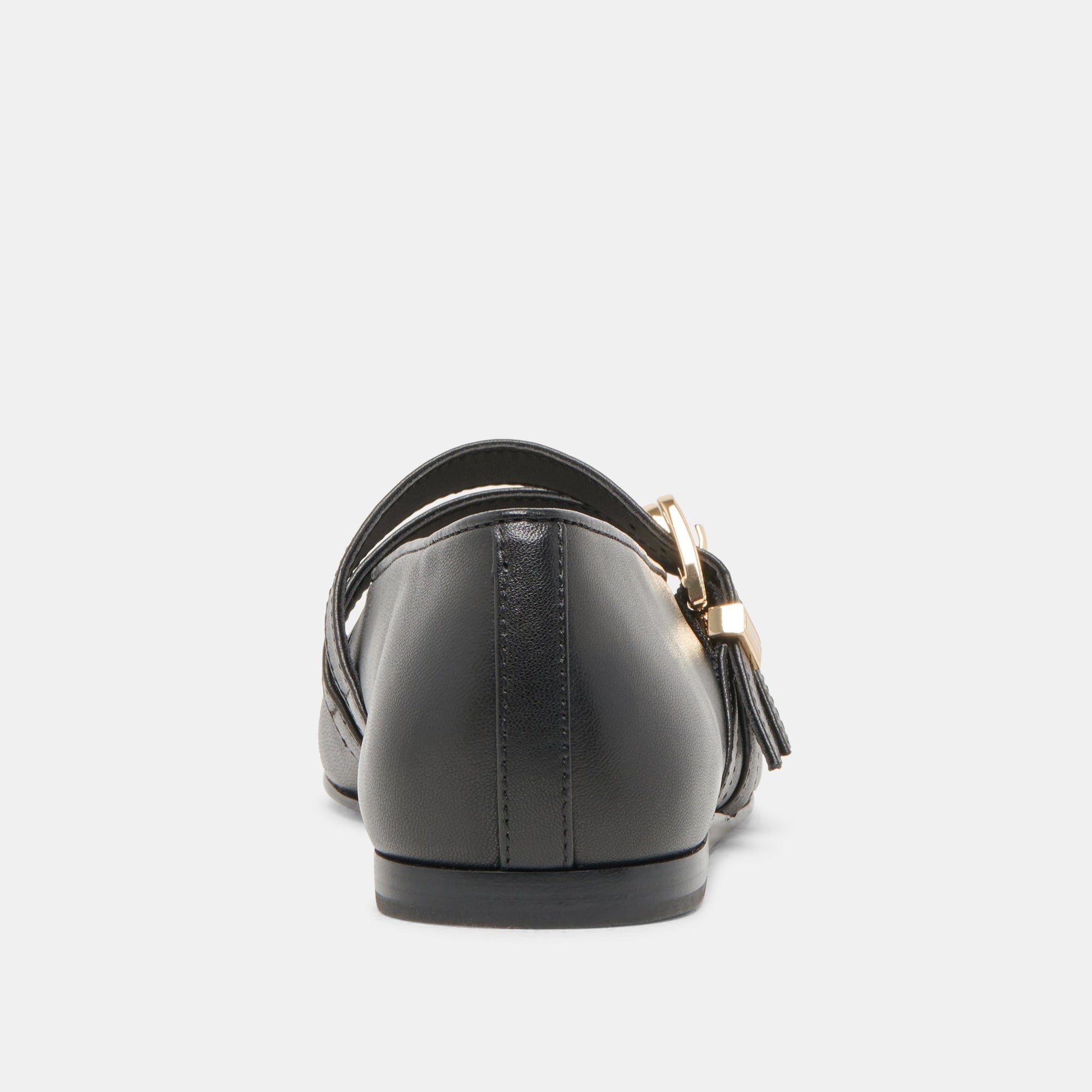 BAYLEE BALLET FLATS BLACK LEATHER - Dolce Vita