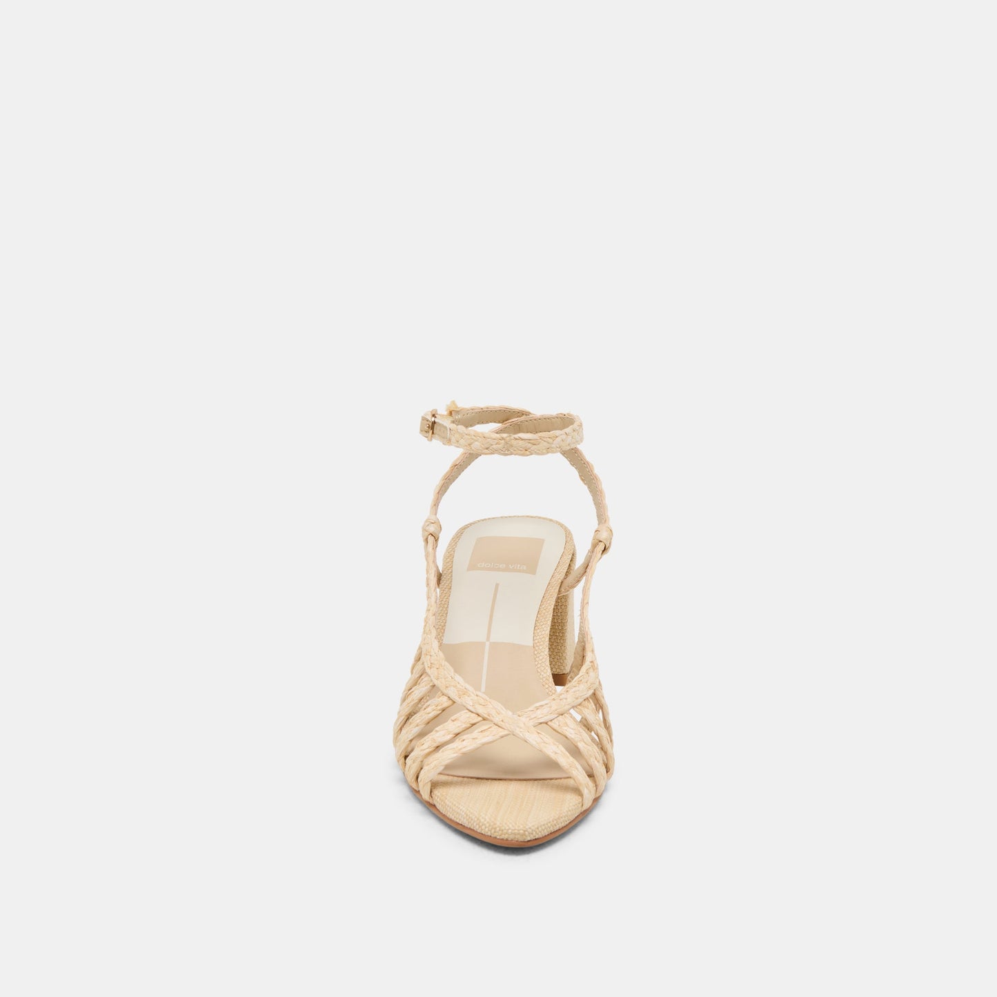 YASMIN HEELS NATURAL RAFFIA - Dolce Vita