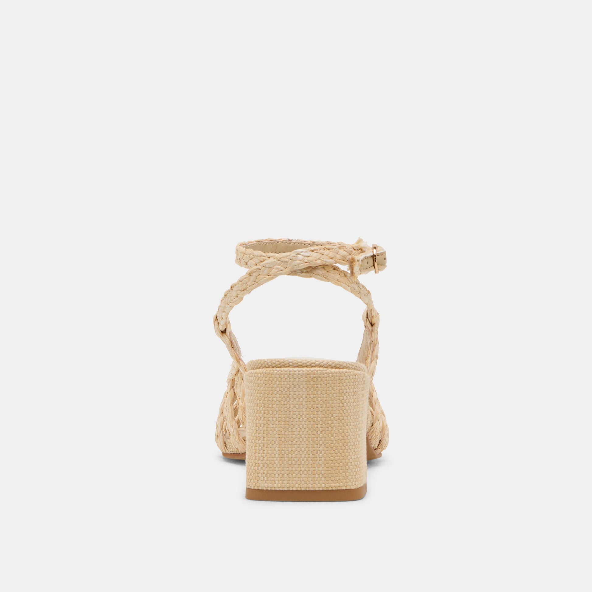 YASMIN HEELS NATURAL RAFFIA - Dolce Vita