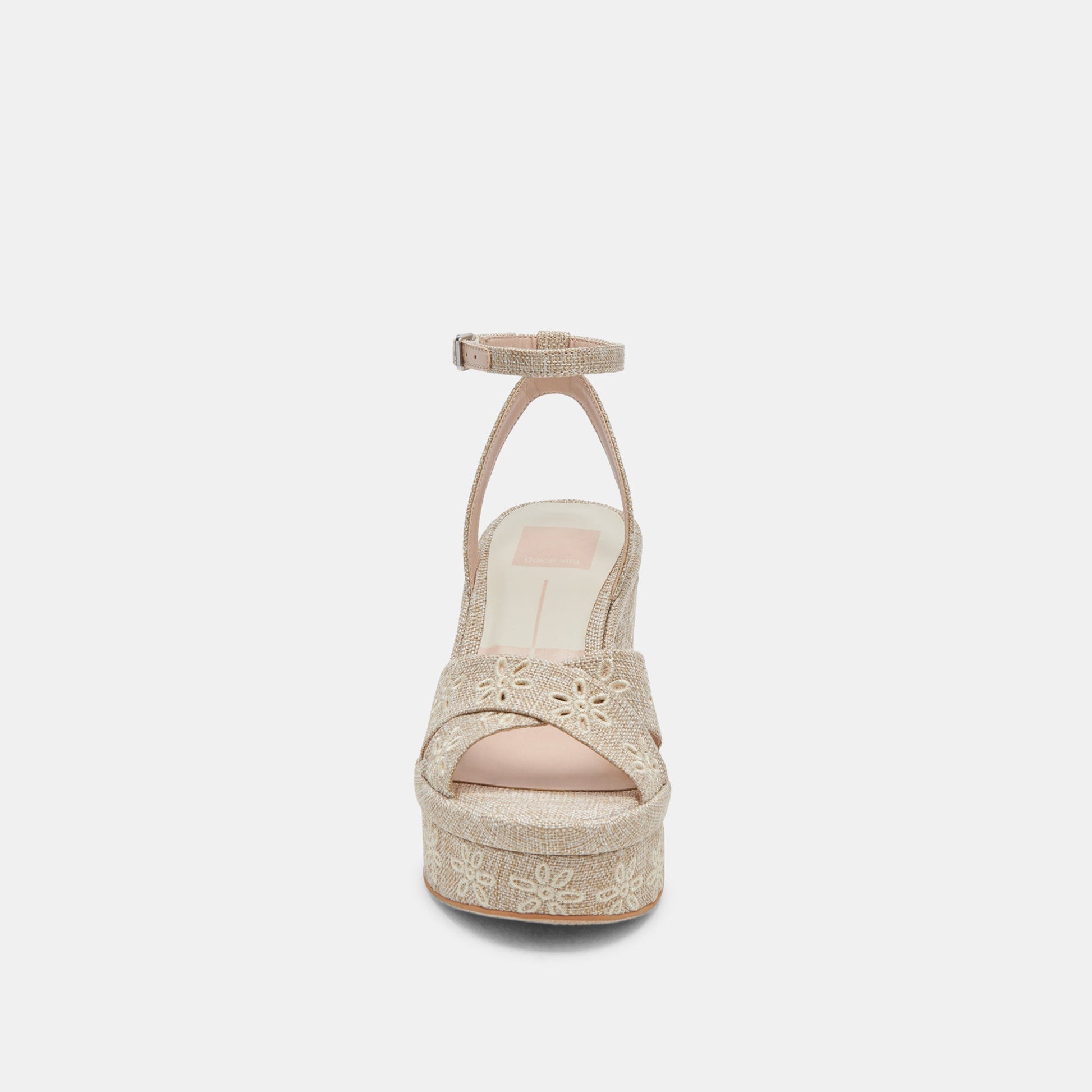 LAISHA HEELS ALMOND FLORAL EYELET - Dolce Vita