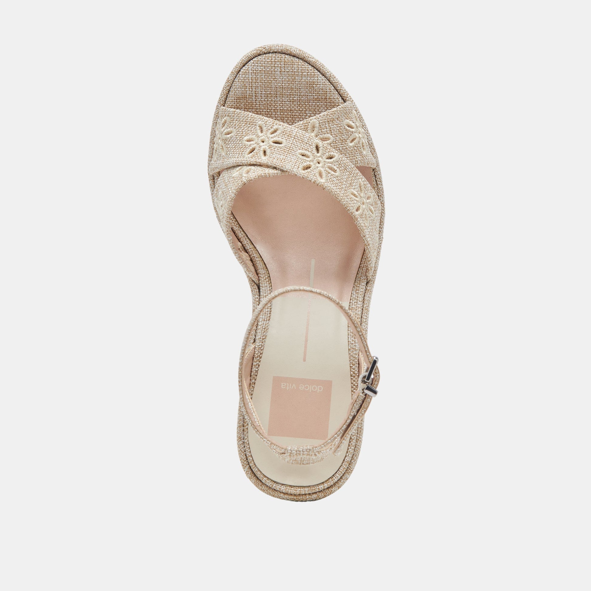 LAISHA HEELS ALMOND FLORAL EYELET - Dolce Vita