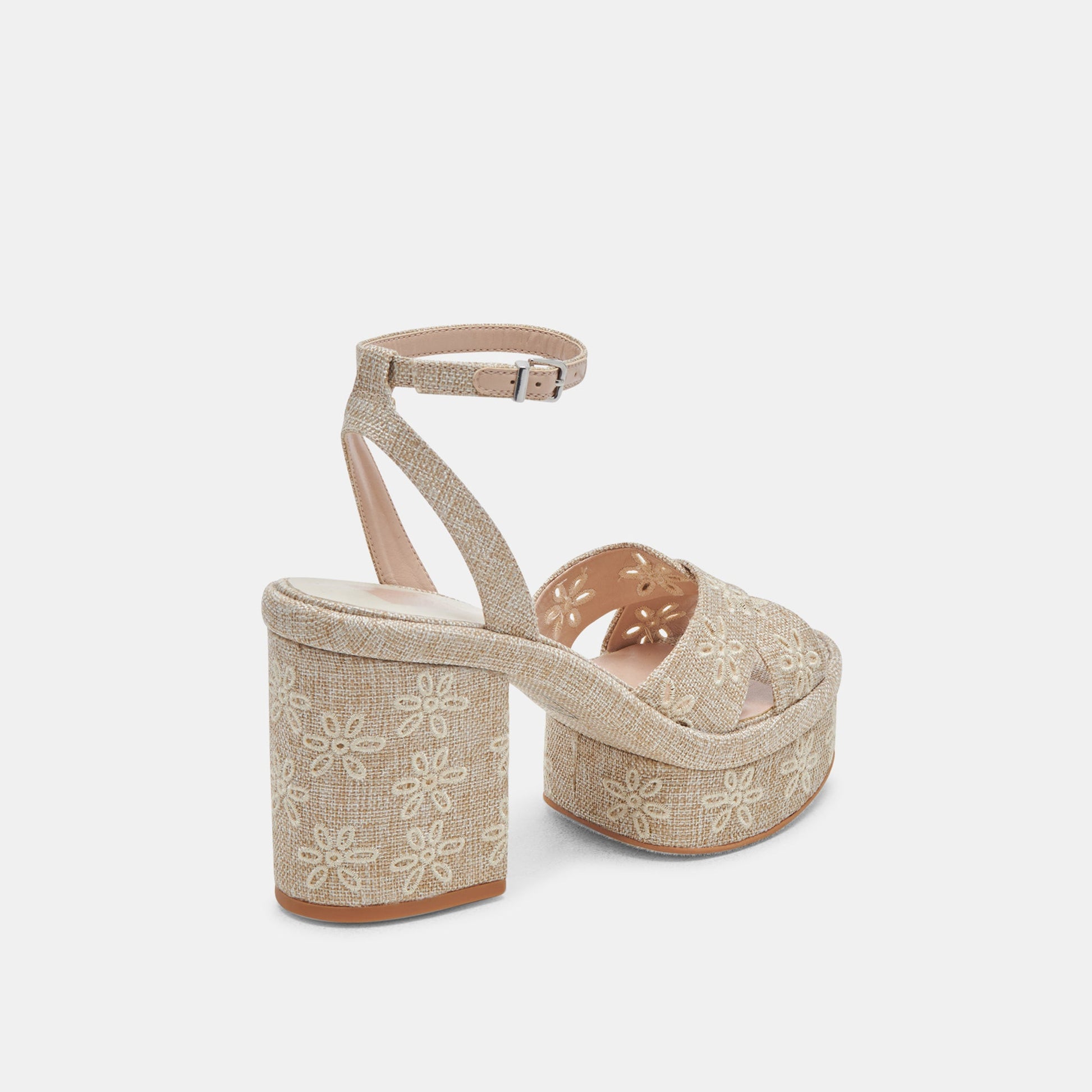 LAISHA HEELS ALMOND FLORAL EYELET - Dolce Vita