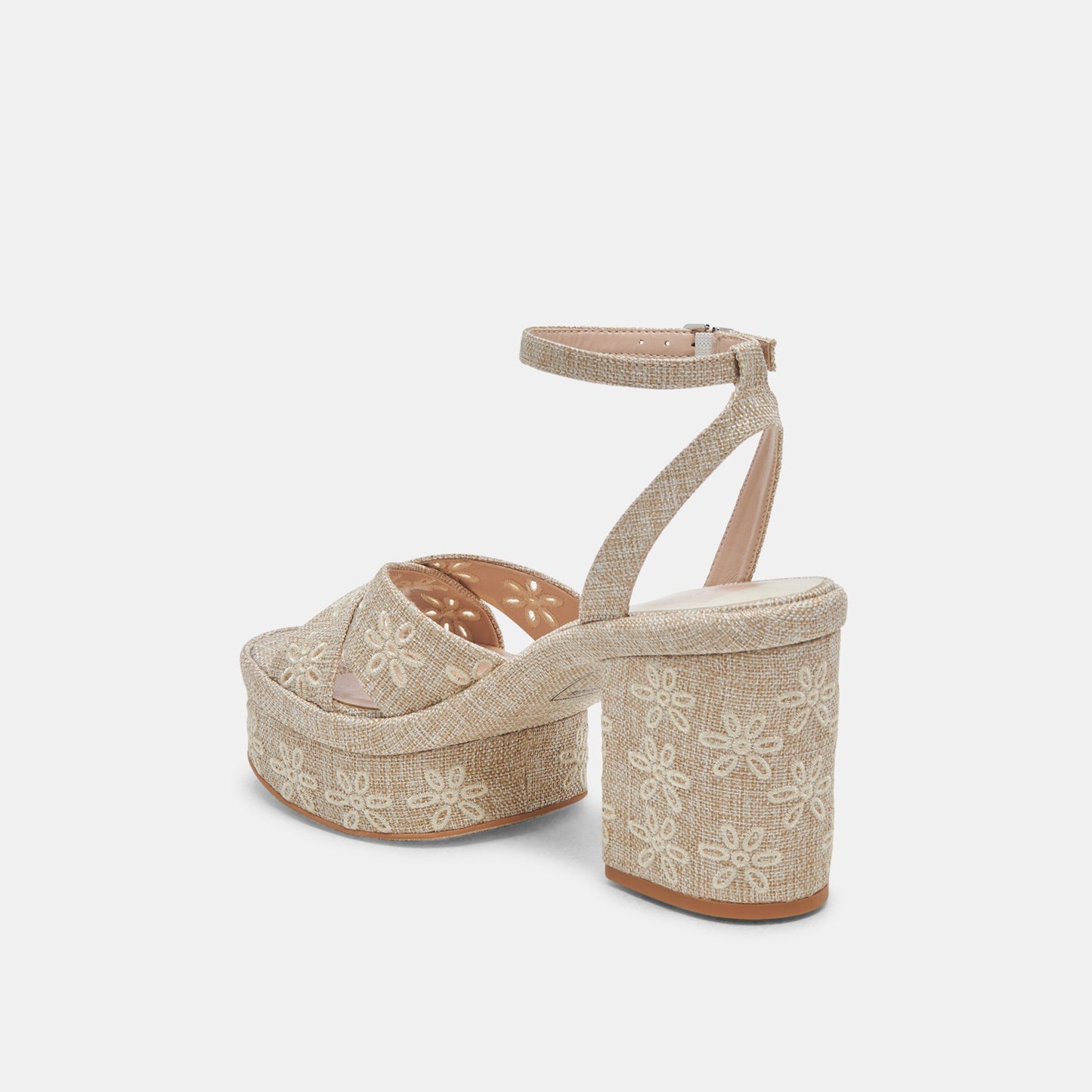 LAISHA HEELS ALMOND FLORAL EYELET - Dolce Vita