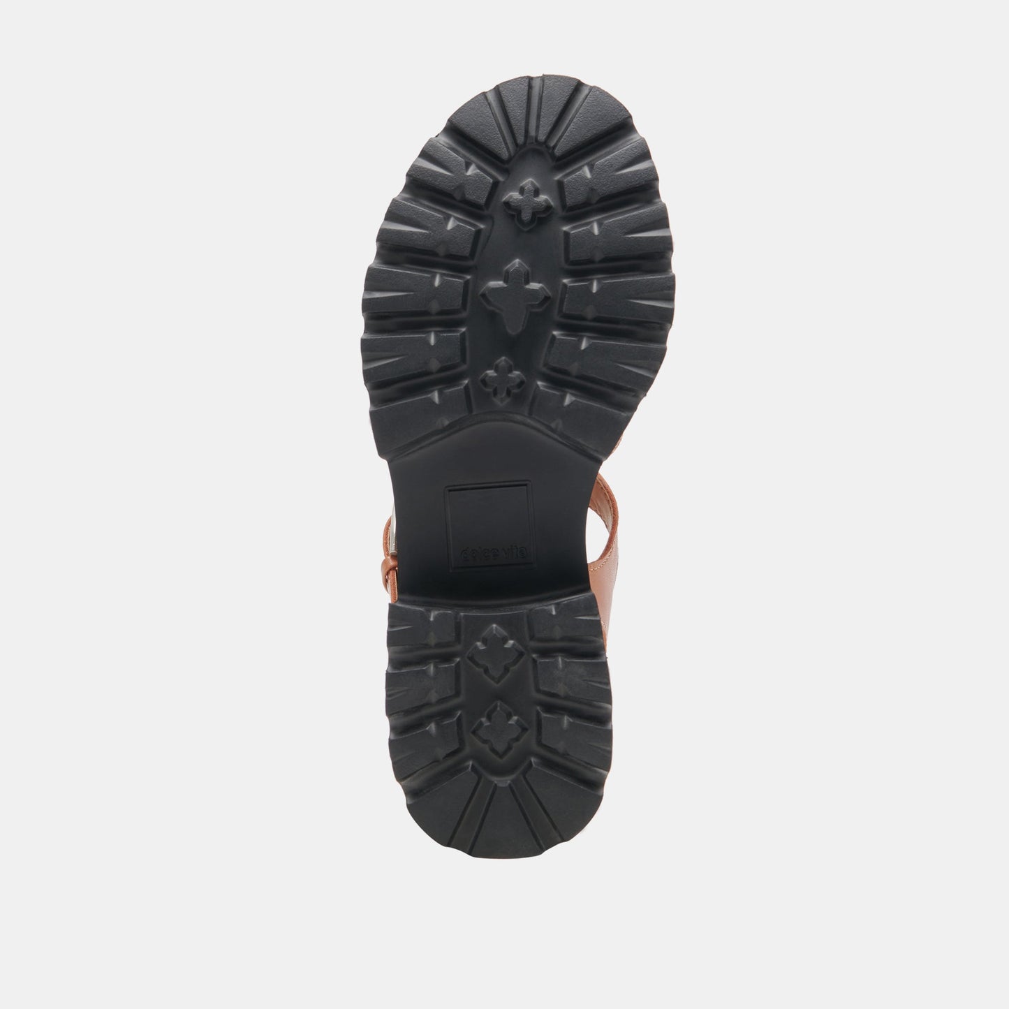 LATICE SANDALS BROWN LEATHER - Dolce Vita